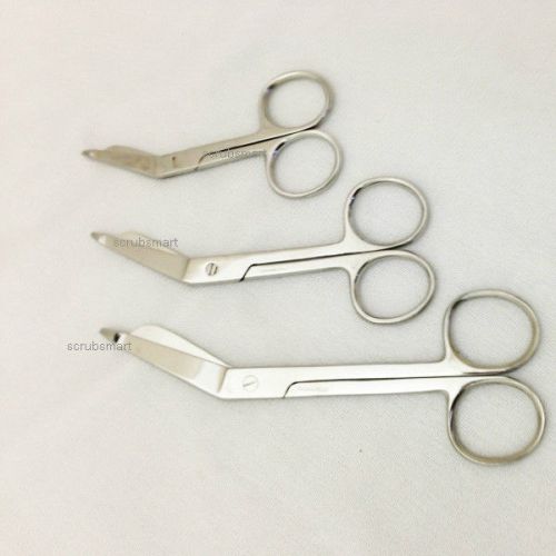 3 Medical Lister Bandage Scissors 3.5, 4.5, 5.5 inch - 3 pieces US Seller