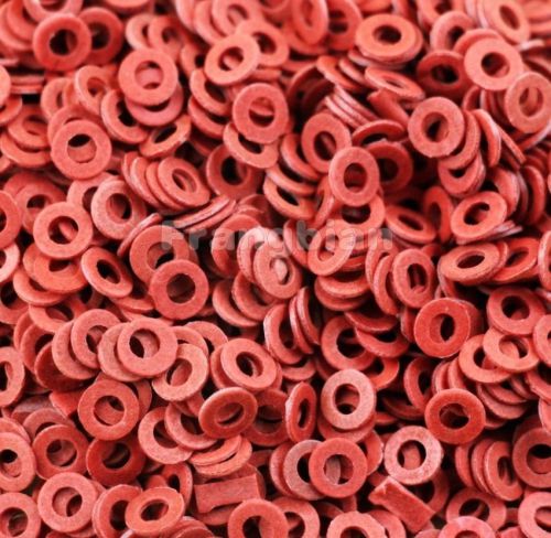 10000 PACK Red Insulating Fiber Washers (3mm x 8mm x 0.8mm)~wholesale