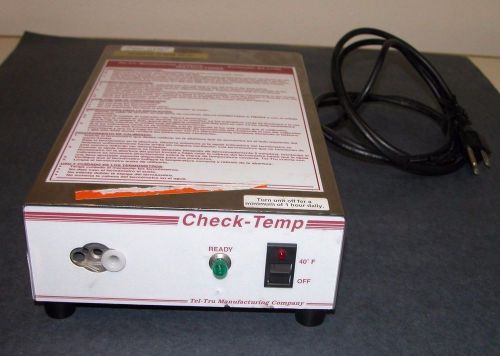 Tel-tru check-temp thermometer calibration check device 40-160 degree. for sale
