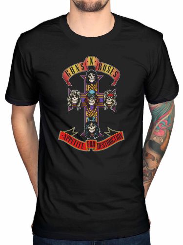 Men Guns and Roses T-Shirt Slash T Shirt Top