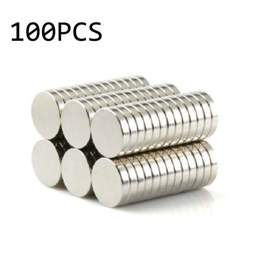 100 Pcs Neodymium N35  Super Strong Round Disc 10 x 2 mm Magnets Rare Earth