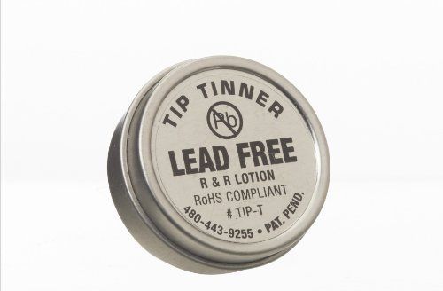 R&amp;r lotion tip-t i.c. lead free tip tinner, 1/2oz size, for soldering iron new for sale