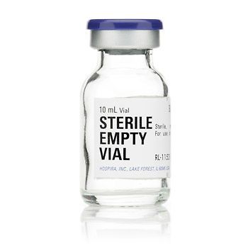 Hospira Sterile Empty Vial 10 mL (2/Pack) 05816-11