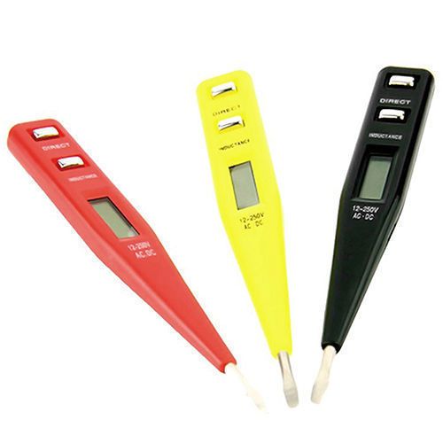12V-250V AC DC Digital Polished Tester Pen Probe Voltage Inductance Detector