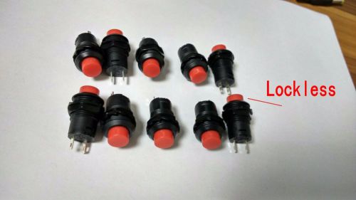 200pcs Lockless Momentary ON/OFF Push button Switch 12MM ADAPTER