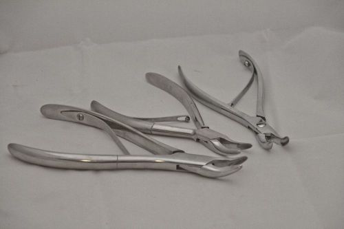 ORTHOPEDIC/DENTAL Bone Rongeurs  (Set of 3)