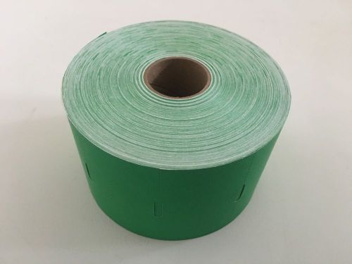 Retail Zebra Compatible Thermal Tag Roll Green 980 Tags