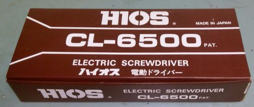 HIOS CL-6500 Electric Screwdriver