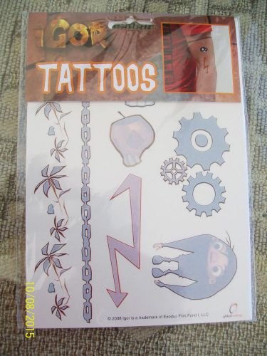 iGOR  halloween TATTOOS new