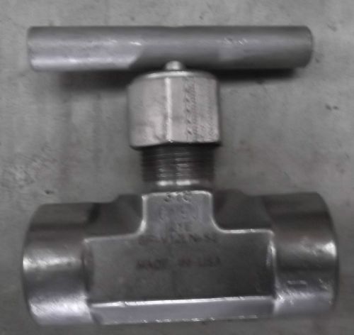 Parker 8f-v12ln-ss needle valve for sale