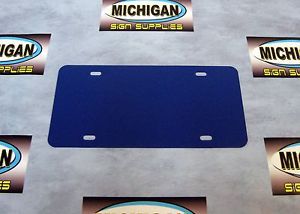 5 Pack of NavyBlue .050 Plastic License Plate Blanks **Create Your Own Designs**