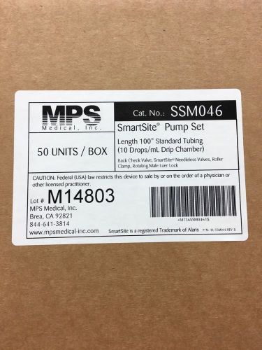 I.V. Tubing Smartsite Pump Set 100&#034; Length Standard Tubing