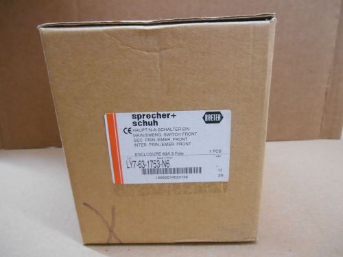 Sprecher &amp; Schuh LY7-63-1753-N6 Enclosure, Switch