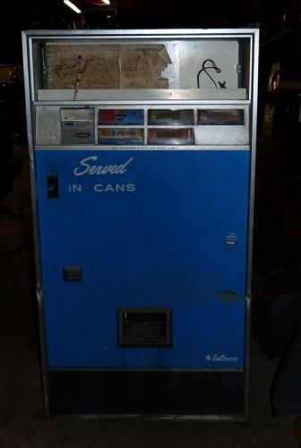 Vintage PEPSI VENDING MACHINE cans 1960s 1970s