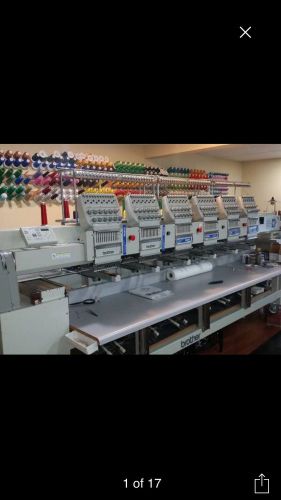 Brother BES1260BC 6 head 12 needle commercial embroidery machine PLEASE READ