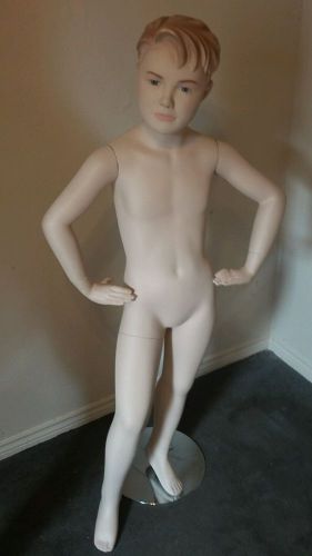 Used youth male full body mannequin for sale