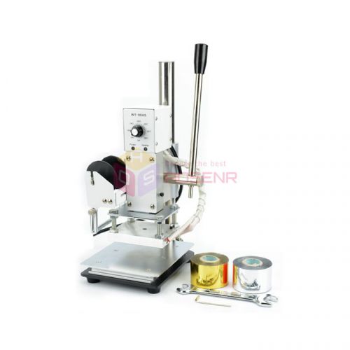 NEW 110V/220V Hot Foil Stamping Machine Leather Printing Embossing w/ FREE GIFT