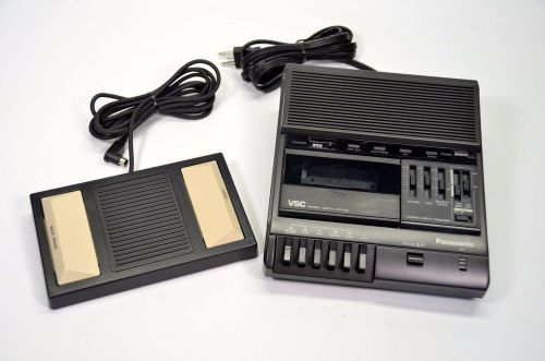 Panasonic RR-830 Cassette Transcriber Dictation Transcription  w/ PEDAL   JAPAN!
