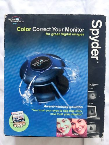 Pantone ColorVision Spyder Monitor Color Corrector NIB ^