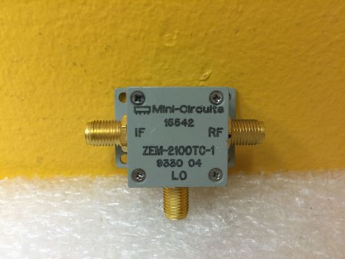 Mini-circuits zem-2100tc-1 100 to 2100 mhz, 10 to 1000 mhz, rf microwave mixer for sale