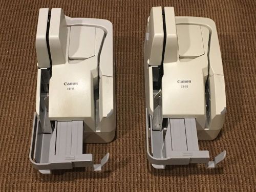 LOT OF 2 - Canon imageFormula CR-55 Check Scanner  M11056, Tested