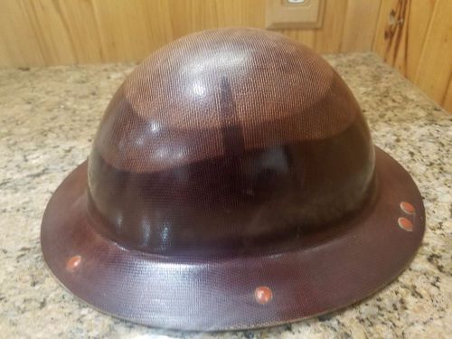 Vintage WWII 1940&#039;s? McDonald Fiberglass Hard Hat Utility Worker Construction