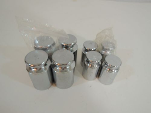 Lot of 8x Calibration Weights 4x 200g &amp; 4x 100g = 1200g TOTAL