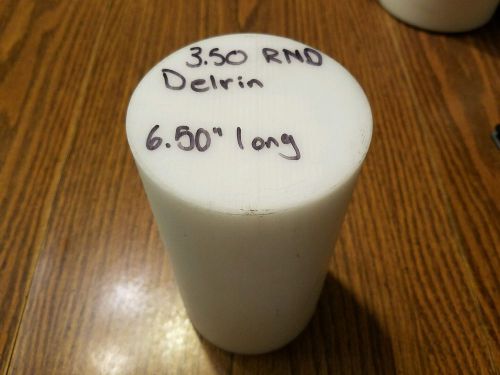 3.50&#034; Rnd Delrin X 6.50&#034; long