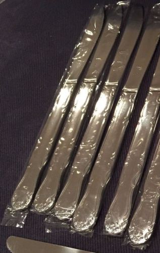 Dinner knives - 6 pack - elegance pattern - heavy weight stainless steel - new for sale