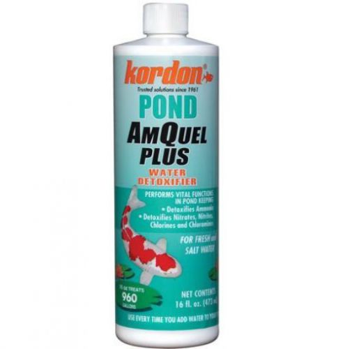 KORDON #30021 Pond Amquel Plus-Pond Water Conditioners for Aquarium, 1-Gallon