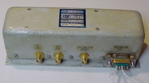 Microwave FM Demodulator Radio Module 70MHz IF Miteq RF