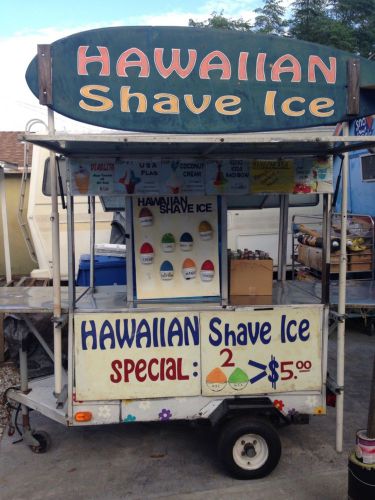 SHAVE ICE TRAILER CART