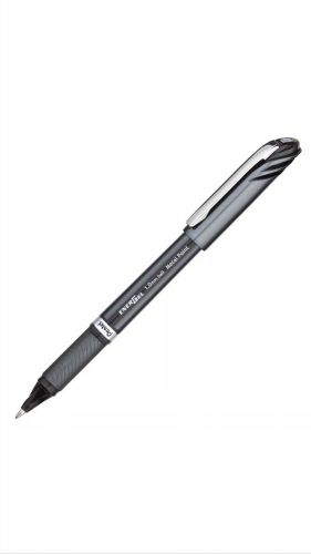 12 Pentel Liquid Gel Pen, Bold (1.0mm) Point, Black Ink, 12 Pens BL30-A