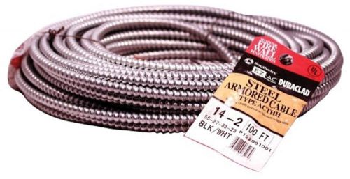 Southwire 100 ft. 14-2s solid cu armored mc cable for sale