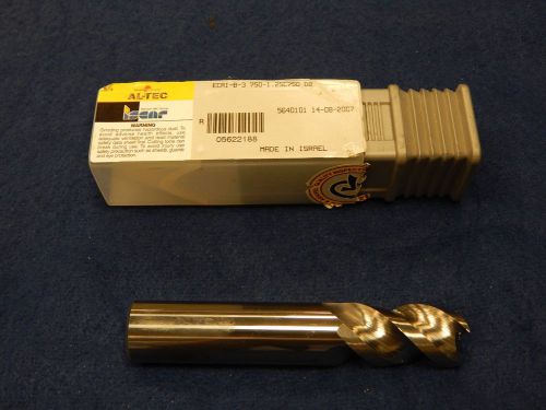 ISCAR 3 Flute, 45° Helix, Medium Length, Solid Carbide Endmill, ISCAR-5622188