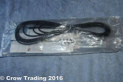 Antenna Specialists ASPD1880T Mobile Rooftop Antenna 3dB Gain Black Whip NEW!