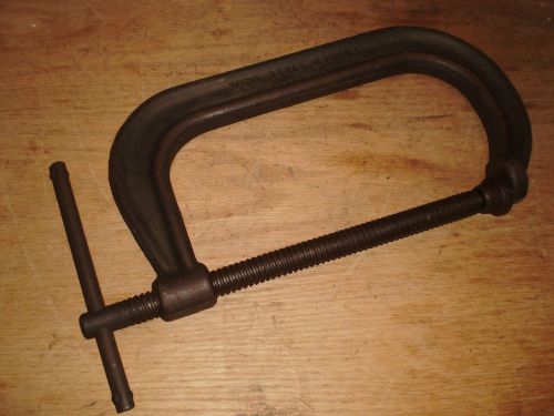 VINTAGE DIECRAFT 8&#034; C-CLAMP No.408 FORGED STEEL - MADE IN U.S.A
