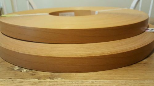 PVC EDGEBANDING TAPE honey maple, 15/16&#034; UNGLUED, lot of 2 rolls, 1full/1partial