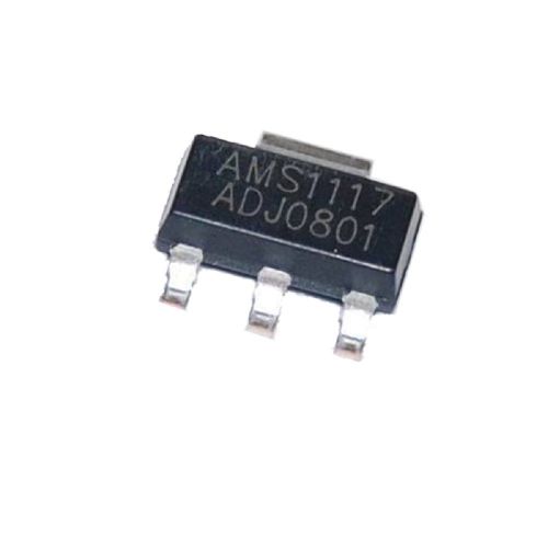 10PCS AMS1117-ADJ LM1117-ADJ AMS1117 LM1117 IC 1A Voltage Regulator SOT-223