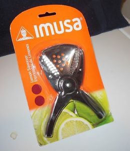 IMUSA METAL LEMON &amp; LIME SQUEEZER with SEED CATCH NEW with FREE S&amp;H