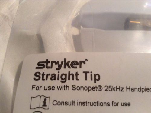 STRYKER  STRAIGHT TIP, USE WITH SONOPET 25KHZ HANDPEICES QTY 8 REF 5450-800-103