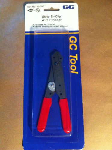 New GC Electronics tools wire stripper, Strips 12 to 26 Gauge Wire fast shipping