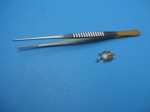 Turtle-Debakey Thoracic Tissue Forcep 8&#034;,Surgical Instruments.Gold Handle.GERMAN