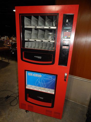 PCM VM-750B Snack/Drink Vending Machine 388 Item Capacity VG Condition