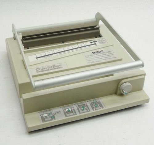 XEROX ChannelBind SYSTEM 20 DESKTOP DOCUMENT NON-ELECTRIC BINDING MACHINE 10250