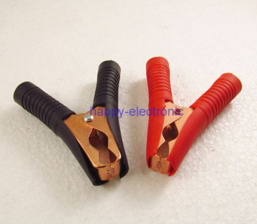 2PCS 90MM 100A ALLIGATOR Test Clamp CAR BATTERY CLIPS
