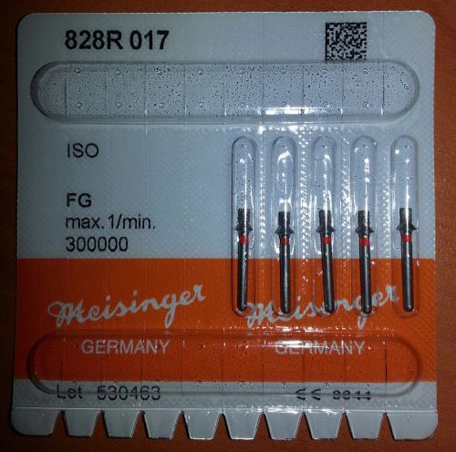 Meisinger Coarse FG Diamonds For Occlusial Reduction L=2.4mm Pack of 5