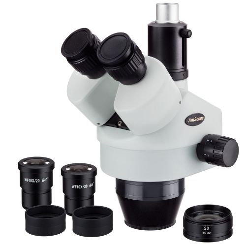 Amscope sm790t 7x-90x trinocular zoom stereo microscope head for sale