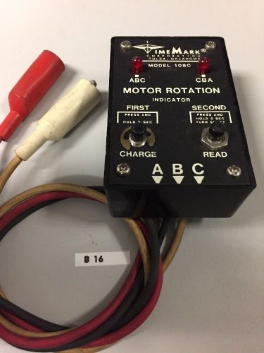 Time Mark Motor Rotation Indicator 108C