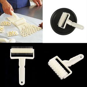 Dough Roller Pie Pizza Cookie Cutter Pastry Plastic Baking Tools Bakeware